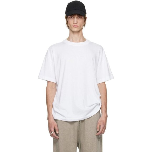 Fear of God ESSENTIALS Crewneck T-Shirt Size XXL Mens White - Picture 1 of 12